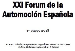  XXI Forum de la Automoción Española