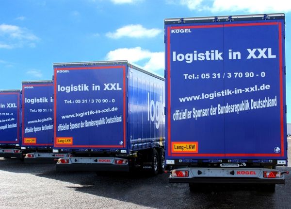 Logistik in XXL suma 10 semirremolques Kögel a su flota