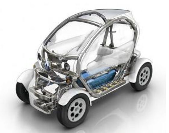 Renault ha diseñado POM, un eléctrico compacto sin piezas de carrocería, basado en el Twizy y con tecnología para la movilidad eléctrica, coche conectado y transporte del futuro.