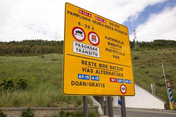 Navarra actualiza las tarifas y peajes de la concesionaria Audenasa para 2019