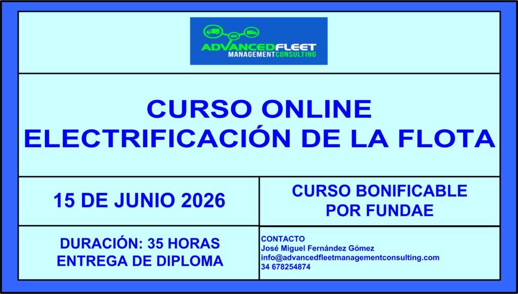 7º Curso online de Electrificación de la flota. 15 de Junio 2026 ...